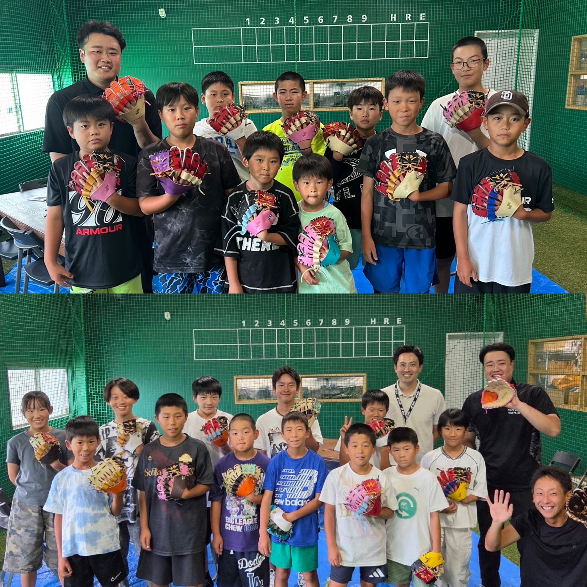 8月15日と16日に「グラブ組み立てワークショップ」を開催しました！